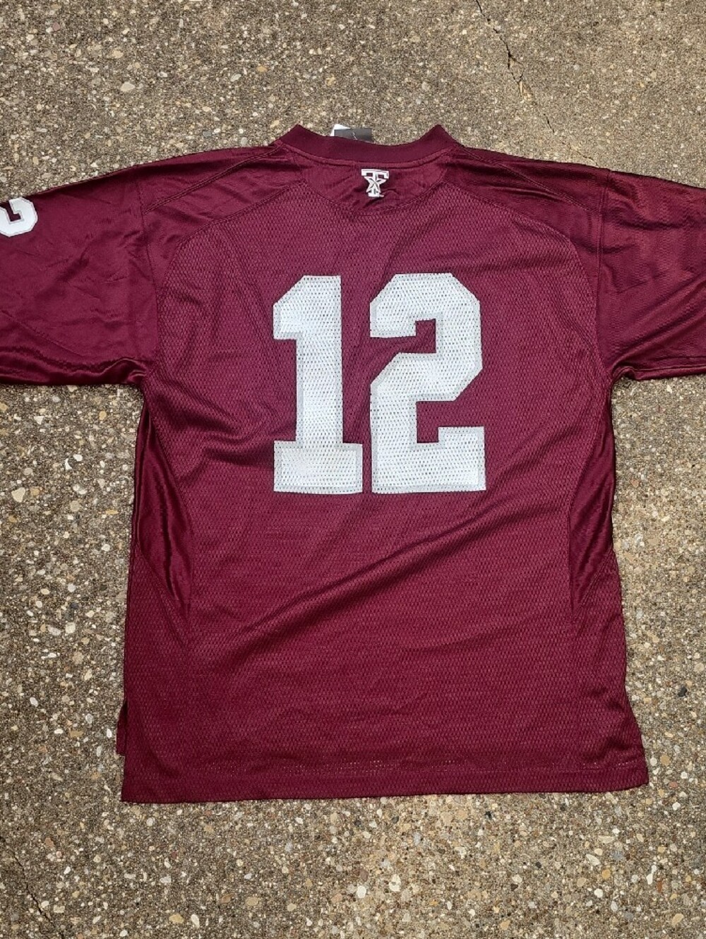 adidas Texas A&M Maroon Football Jersey Number 12 12th Man Aggies Adult M NWT - Picture 6 of 7